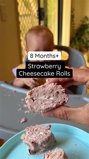 Delicious Strawberry Cream Cheese Rolls for Babies