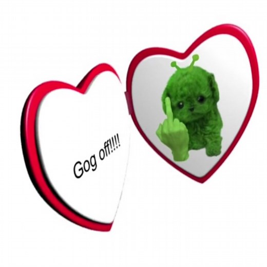 Gog the Alien: Heart Pendant Meme Fun