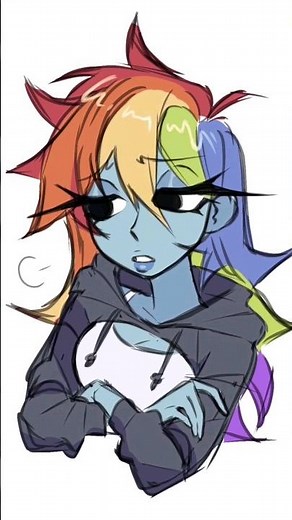 Rainbow Dash In A Jar | #mylittlepony #drawing #mlp #animatic