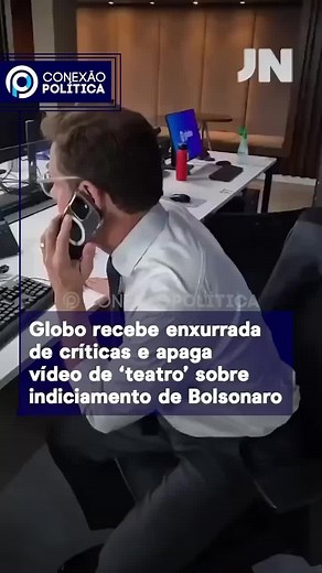 Bia Kicis on Instagram: "Globo sendo Globo. Após teatro sobre indiciamento de Bolsonaro, a emissora recebeu uma enxurrada de críticas!"