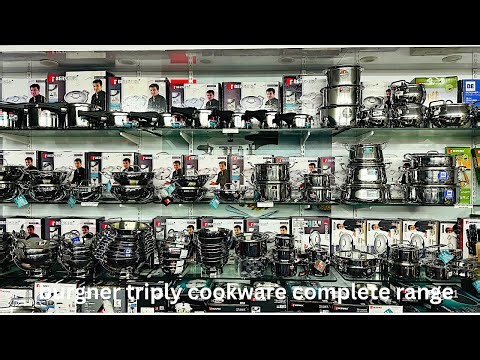 Bergner triply stainless steel cookware - the complete kitchen range