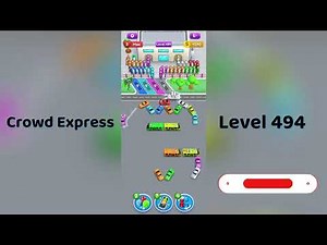 Crowd Express Level 494 Walkthrough 🚦 | Step-by-Step Solution | Go Answer