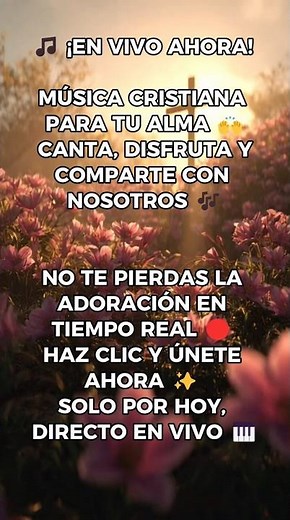 🎵 En vivo ahora: Música cristiana para tu alma 🙌