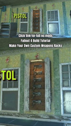 How to Make Your Own Custom Weapons & Gun Racks Fallout 4 Build Tutorial 1