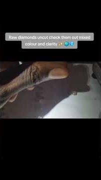 Raw natural diamonds uncut in raw from beautiful gems check them out available ✨️ 💎🌎