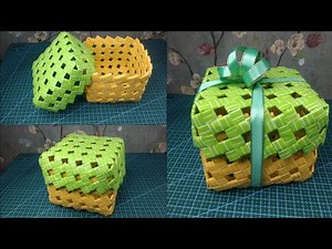 STRAW BOX || tutorial how to make box, using drinking straw