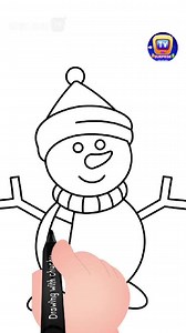 13K views · 55 reactions | How to draw a snowman ☃️ Easy step-by-step snowman drawing for kids ❄️ #ChuChuTV #BabyTaku #Jumblikans #ChuChuTV100M #HowToDrawASnowman #SnowmanDrawing #DrawingForKids #KidsArt #EasyDrawing #WinterDrawing | ChuChu TV Kids Songs & Stories | Facebook