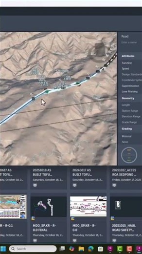 Creating Road Route by Infraworks #shorts #civil3d #autocad #tutorialautocad #infraworks
