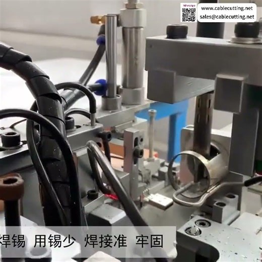 USB Data Cable Fully Auto Soldering Machine Pre Shipment Fast Factory Cut Custom Tool Setup
