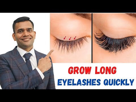 Grow long, Healthy Eyelashes Quickly | How to grow thick and long eyelashes Naturally