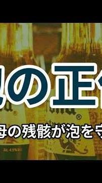 ビールの泡の正体は酵母の残骸だった