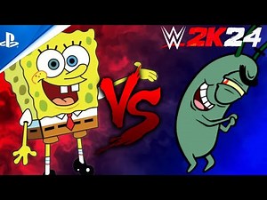 SpongeBob vs plankton (WWE2K24)