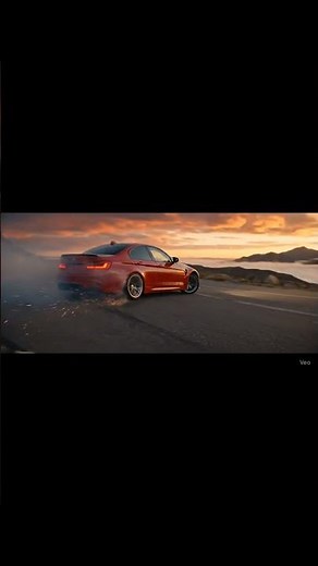 BMW M3 Drifting on Mountain Roads at Sunset – Pure Power & Style!