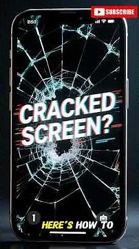 Fix a Cracked Phone Screen in 5 Minutes 😱 #crackedscreen #phonerepair #phonetips #phonerepairguru