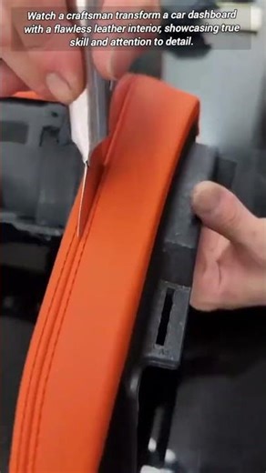 Dashboard leather upgrade.