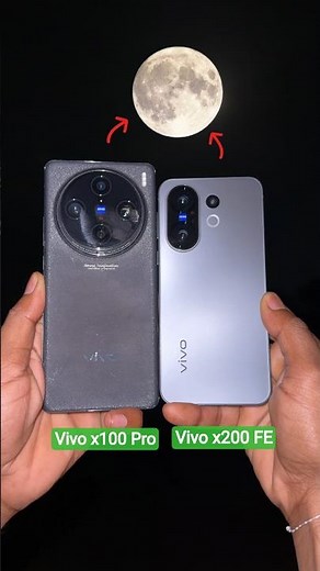 Vivo x200 FE Vs Vivo x100 Pro Camera Moon Zoom 🔥