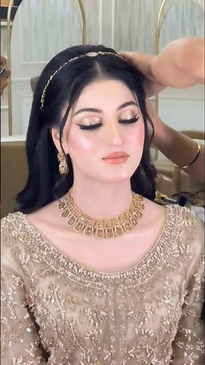 Soft Makeup Look 2026 | Glass Skin Makeup ✨ Golden Dress & Peach Lips 💄