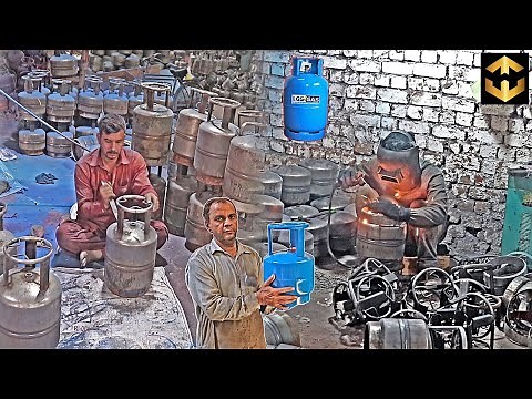 How LPG Gas Cylinder are made in Factory with Amazing Process