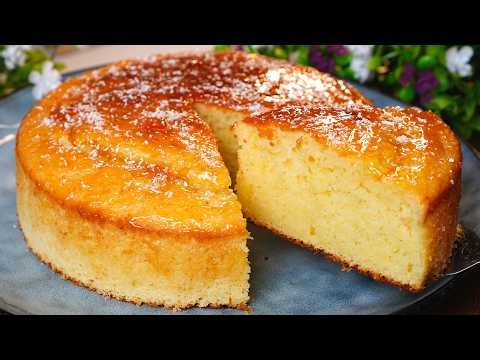 🍋 Lemon Cake in 5 Minutes! Melts in Your Mouth! Simple & Incredibly Delicious!