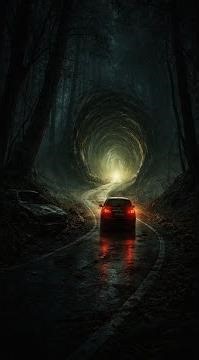 SCP-704: La carretera que te devora en el bosque