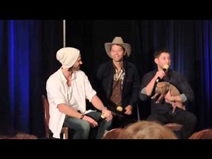 DallasCon '13 Misha crashes J2's panel with Icarus the Pig.