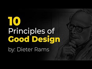 10 principles of good design by Dieter Rams
