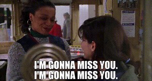 - I'm gonna miss you. - I'm gonna miss you.