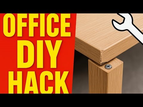 Top Office Life Hacks! Fix Broken Desk in Minutes 🔧💼