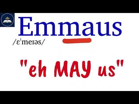 How to Pronounce Emmaus | Bible Pronunciation Guide