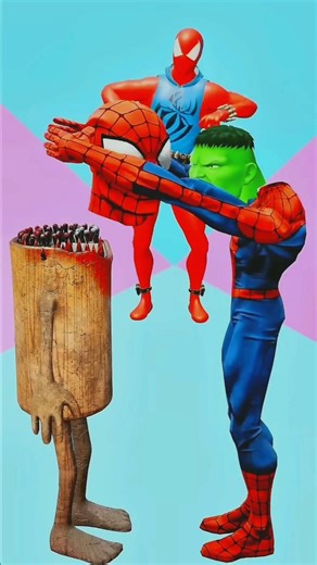 Hlulk vs Green Spiderman in GTA V Mods! This epic GTA 5 Head Swap will blow your mind. #shorts