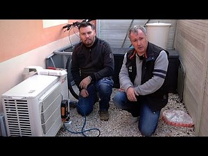 Installing air conditioning with a professional