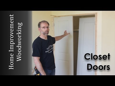 Closet Door Upgrade to Replace Sliding Doors | Woodworking How-to Carpentry