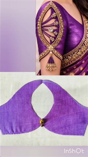 Top Trending Blouse Sleeve Designs 2026 😍 Stylish Saree Blouse Design#shorts