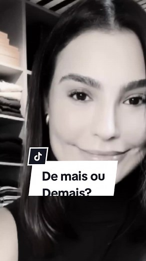 De mais ou Demais?