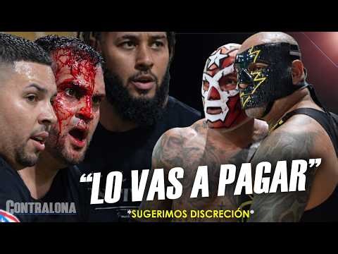 TOTAL CHAOS between FIVE STAR INTELLECT and ZCION RT1 during an interview in the WWC locker rooms