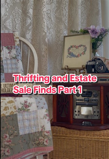 Part one to my favorite thrift and estate sale finds so far 🛍️ #thrift #thrifting #estatesalefinds #estate #haul #clothes #vintage #vintagefashion #fyp #foryoupage #viral