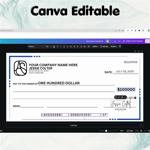 Super Large Blank Check, 36 X 18 in Manifestation Check Canva,blank Check Blank,check for Charity Fundraising Event,personal Check Template - Etsy Australia