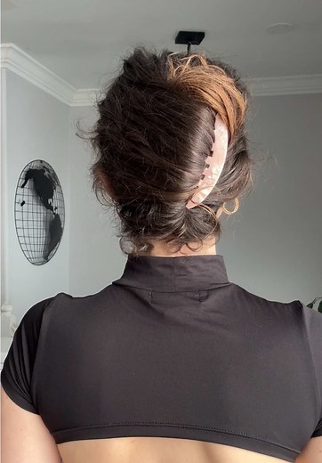 Stylish Updo Tutorial with Claw Clips for Curly Hair