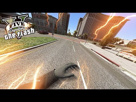 The Flash in First Person! (GTA 5 Flash Mod Gameplay)