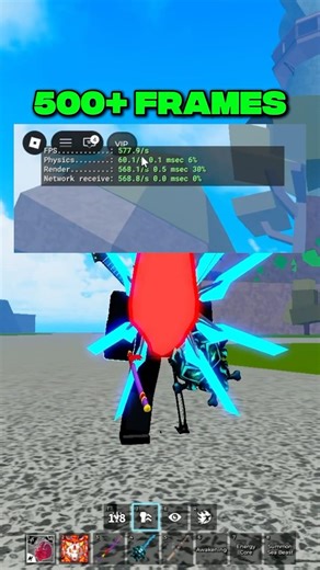 How to get HIGHER FRAMES (500+ Fps) in ROBLOX!!🔥🤑 #roblox #bloxfruits #robloxedit