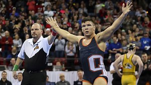 Clayton Whiting of Oconto Falls wins fourth WIAA state wrestling championship