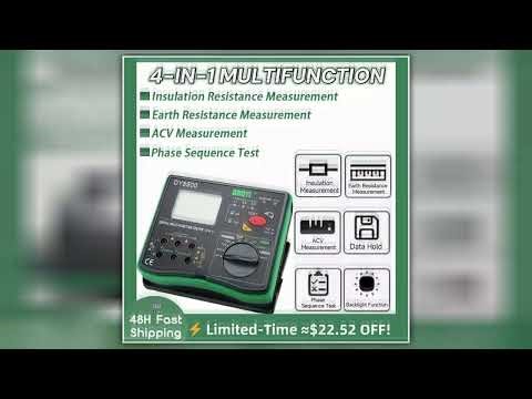 4in1Digital MultiFunction Tester InsulationEarth Resistance Tester AC Voltage Phase Sequence Test H