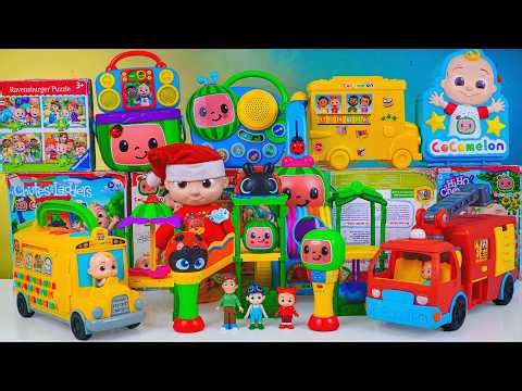 96 Minutes Satisfying with Cocomelon Dance and Play Boombox Playset Collection Unboxing Toys (ASMR)