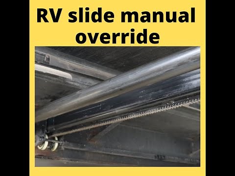 Manual override of a lippert slide out