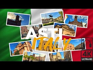 🌟 Walking Through Asti: Towers, Squares, and Sanctuaries | Asti Walking Tour 4K