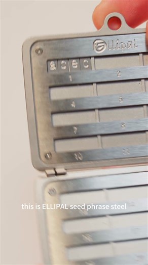 Paper burns. Phones break. But your crypto seed stays safe. The ELLIPAL Seed Phrase Steel keeps your keys secure — fireproof, waterproof, and corrosion-resistant. True peace of mind for serious holders. | ELLIPAL