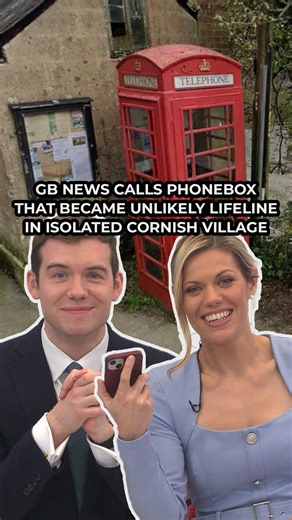 A Cornish phonebox became an unlikely lifeline for villagers after winds of 100mph left them disconnected from the rest of Britain. GB News hosts Miriam Cates and Charlie Peters try to call the number to see if the residents of Helford are still using the phonebox. | GB News
