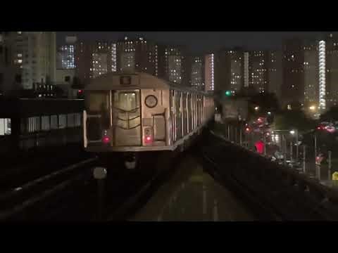 New York City Transit Museum 2023 Parade of Trains Action Along the (B) and (Q) Lines