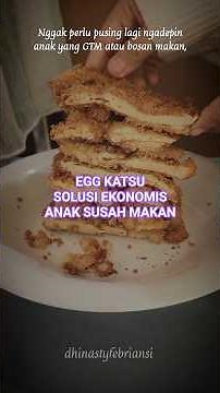 EGG KATSU SOLUSI EKONOMIS ANAK SUSAH MAKAN #shorts