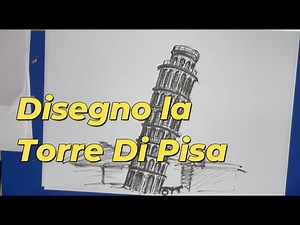 Drawing the Leaning Tower of Pisa Tutorial
